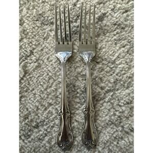 Wallace ASHFORD Stainless  18/10 China‎ Glossy Silverware DINNER FORKS  Flatware